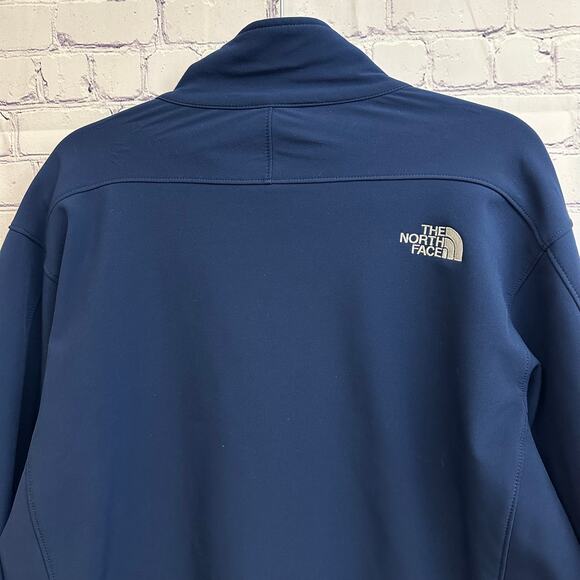 The North Face Apex Bionic Navy Blue Men's Jacket Size Large Soft Shell Full Zip - Picture 7 of 10